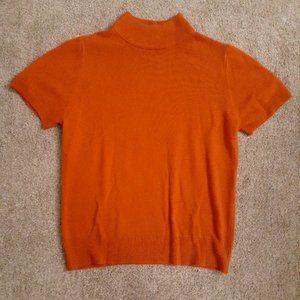Women's Burnt Orange Turtle Neck
